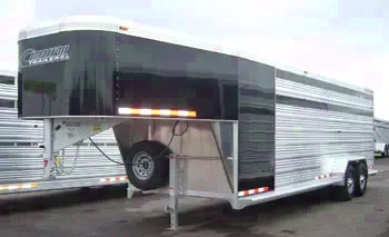 Gooseneck 24ft Aluminum Stock Trailer