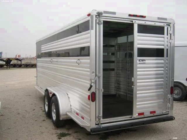 20ft Black/Aluminum GN with 2-6000lb Axles