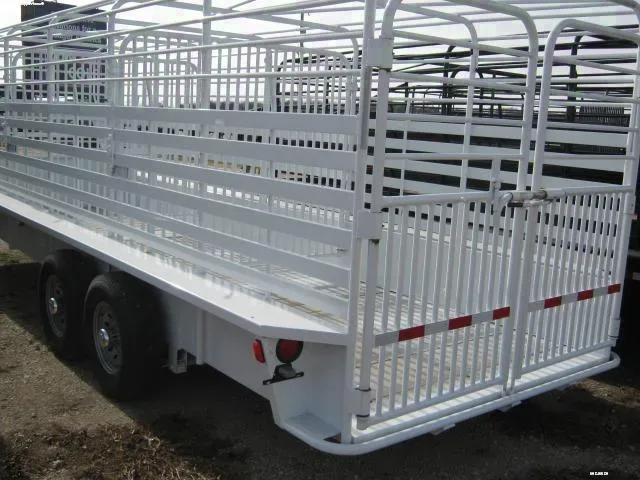 Silver 24ft Livestock Trailer