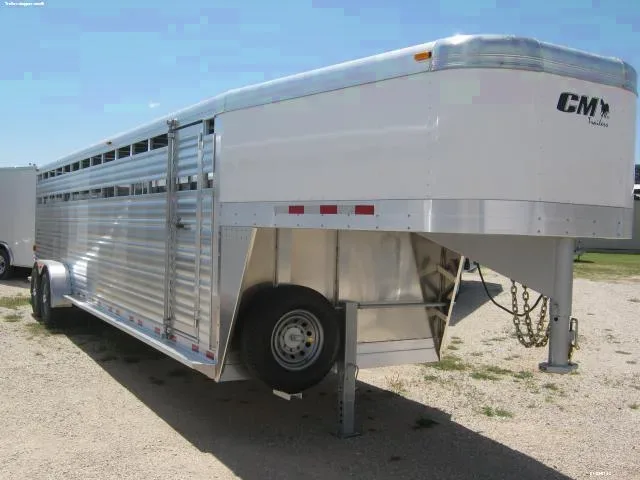 28ft White/Aluminum AL LS-Gooseneck