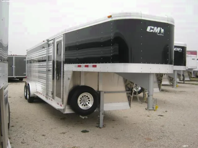 Black/Aluminum Livestock 24ft Trailer