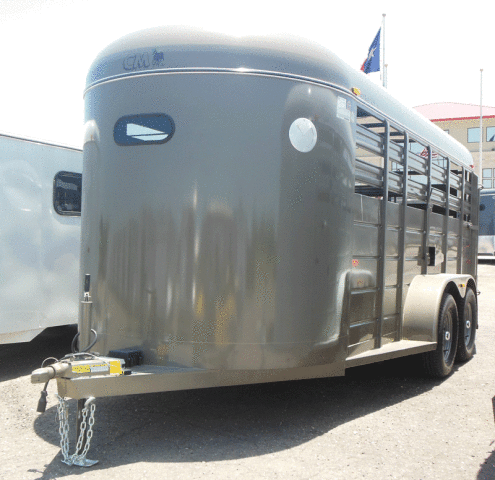 16ft Stock TA Bumper Pull 5200# Axles
