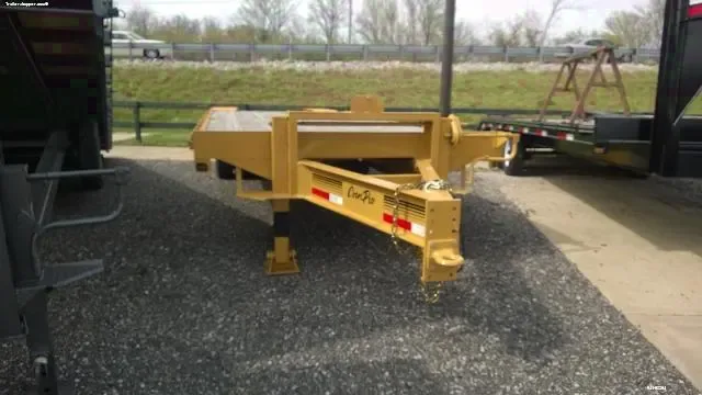 25ft Yellow Jobsite Trailer