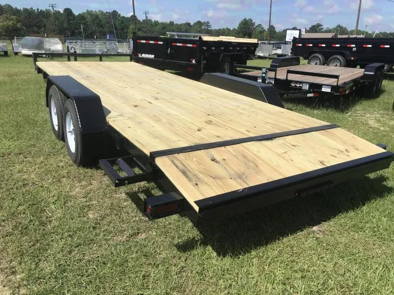 20ft Car Hauler Equipment Trailer w/Ramps