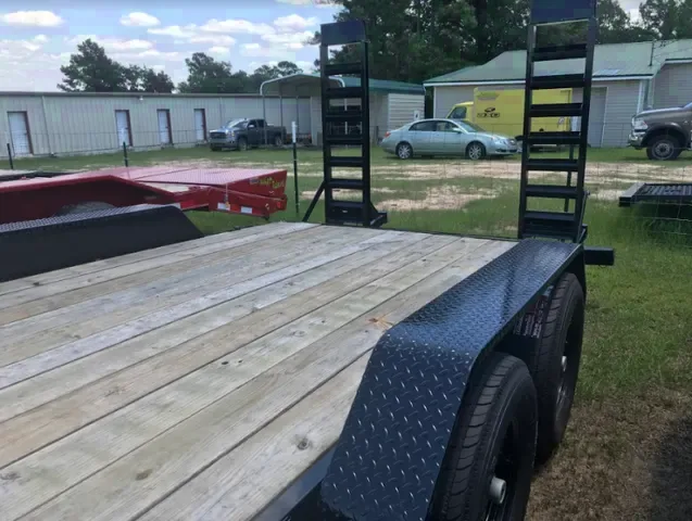 20ft Equipment Trailer- FOLD UP RAMPS