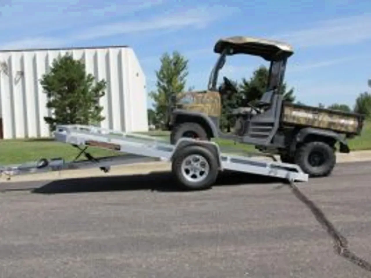 Aluminum 2026 6.42X12 Aluma 7712H Tilt single axle trailer mag wheels -ALUM7712-htilt-30994 6.42 ft. x12 ft.