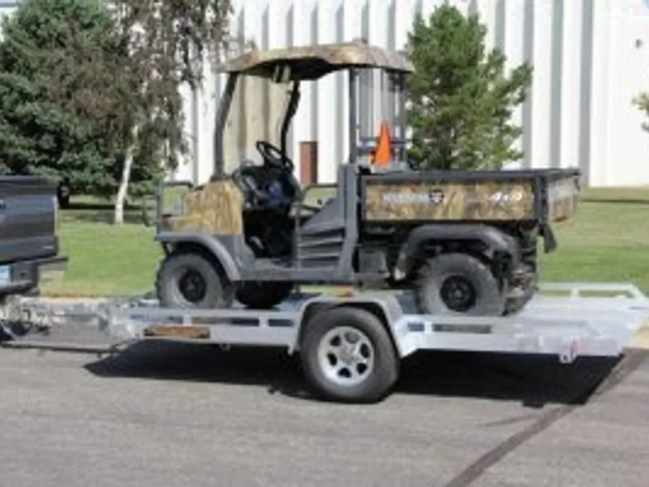 Aluminum 2026 6.5X12 Aluma 7712H Tilt single axle trailer mag wheels -ALUM7712-htilt-308245 6.5 ft. x12 ft.