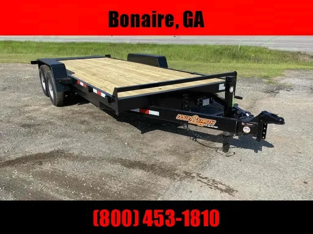 2025 Down 2 Earth 6.5x18 Gravity Tilt Wood Deck Trailer - Offer Welcome