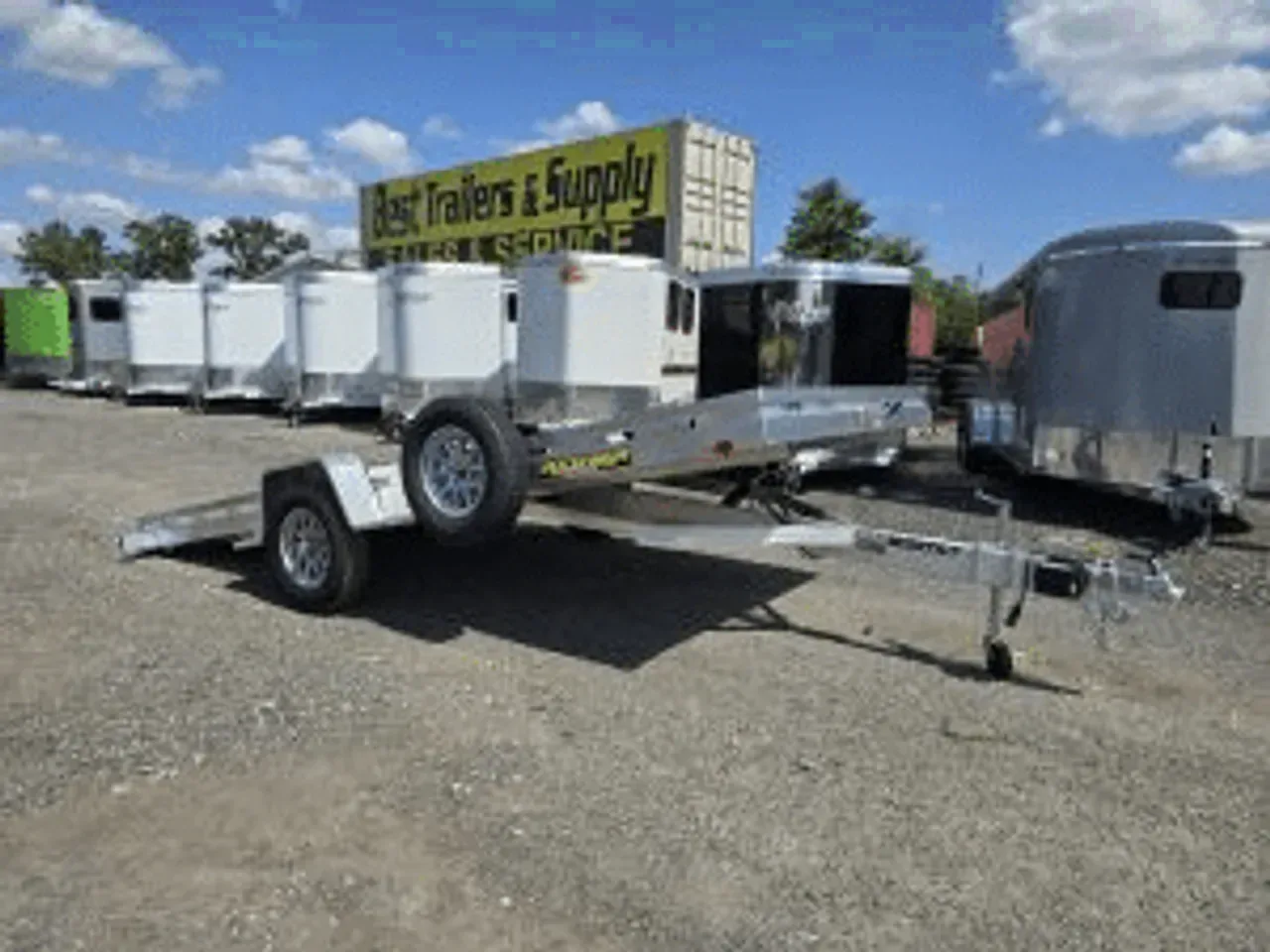 Aluminum 2026 6.67X15 Aluma 8015 SA Tilt Aluminum Toy Hauler -alum8015-317290 6.67 ft. x15 ft.