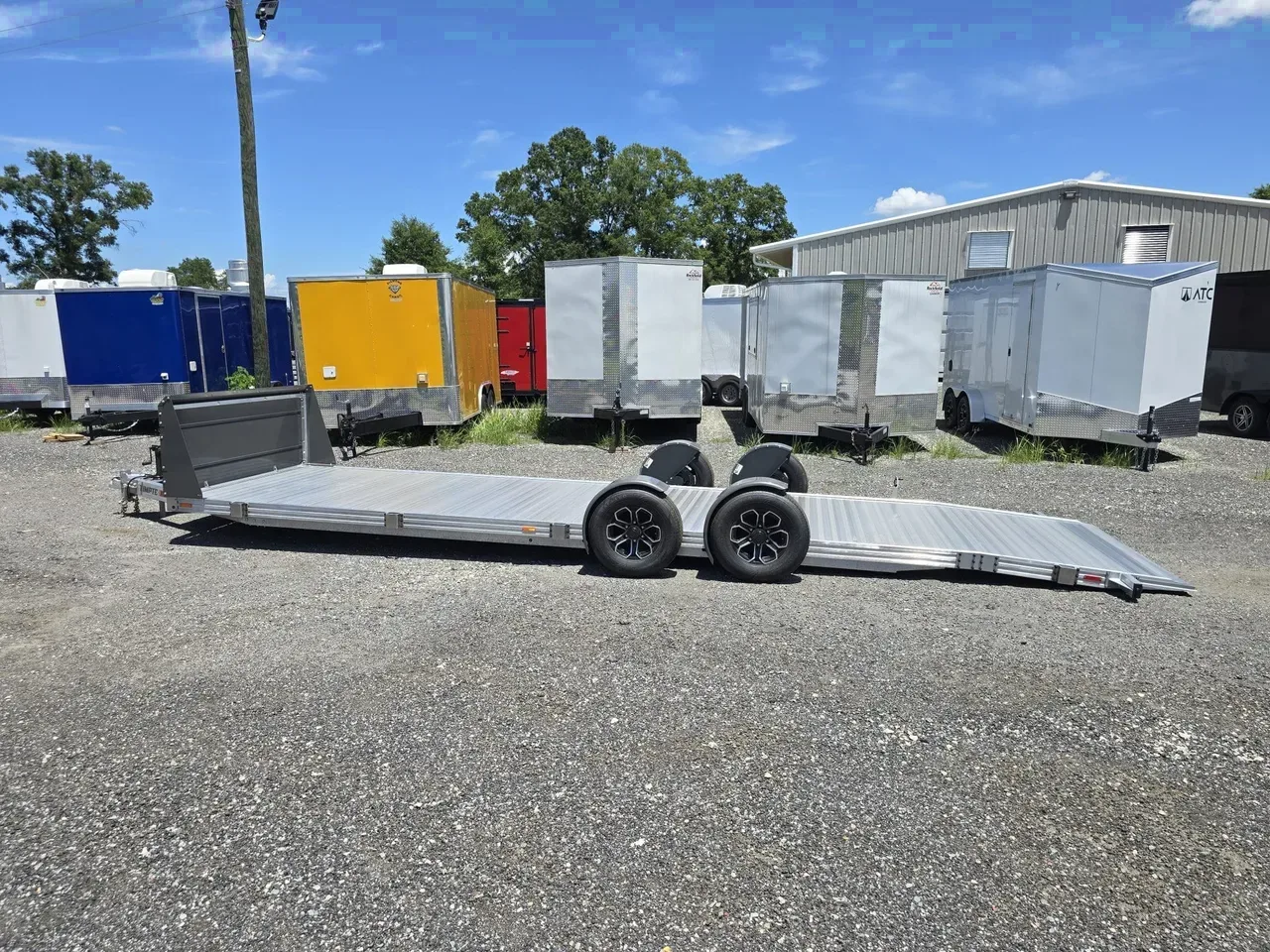 Aluminum 2026 6.75X26 Timpte 1026 Drop Deck Ground Load Aluminum Trailer -TIMEPT1026TSEZ-003243 6.75 ft. x26 ft.