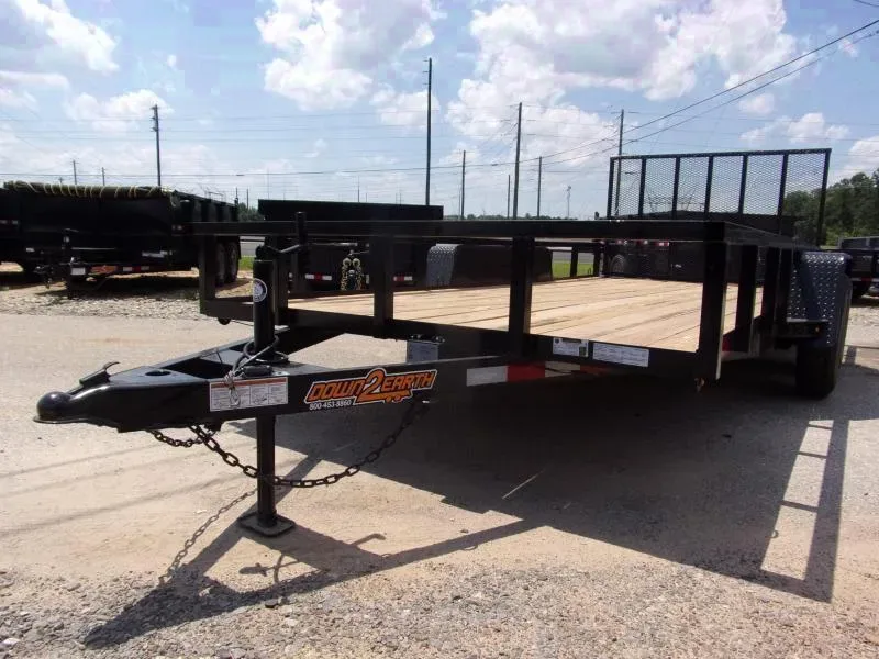 2025 Down 2 Earth 7x18 Equipment Trailer - Make Offer
