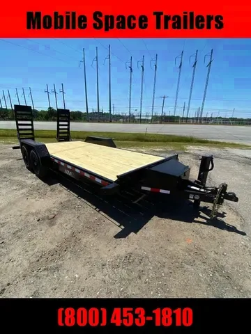 2025 Midsota NOVA ET-18 7x18 Heavy Duty Equipment Trailer - Black