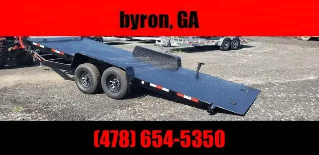 2025 Down 2 Earth Gravity Tilt Steel Deck Equipment Trailer 7 x 20 - Bonaire, GA