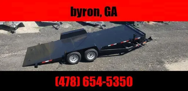 2025 Down 2 Earth 7x20 Power Tilt Equipment Trailer - Offer Today!