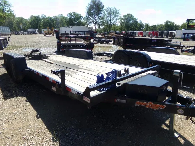 2021 Down 2 Earth Trailers 82 x 20 power tilt carhauler Car Hauler