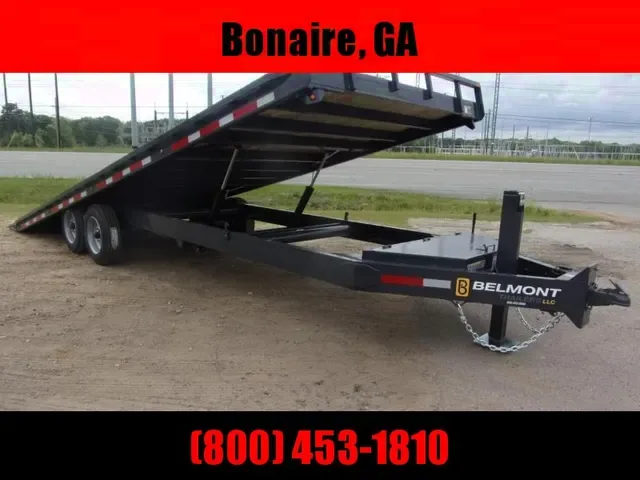 2025 Belmont 8.5x24 16K Equipment Trailer with Hydraulic Tilt