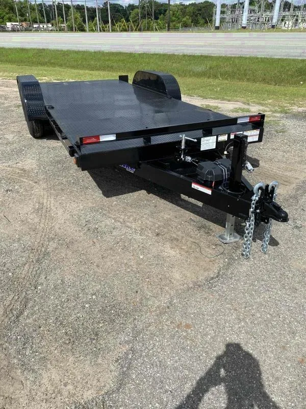 New 2025 Hawke 80x20 12K Hydraulic Tilt Deck Equipment Trailer