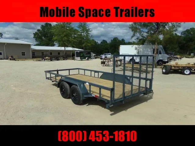 2025 GPS Trailers 82x16 Black Equipment Trailer - Best Offer Accepted!