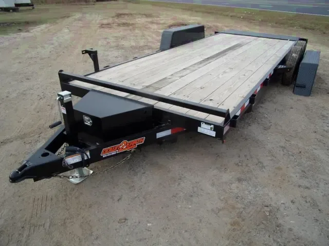 2025 Down 2 Earth 82x20 10k Power Tilt Wood Deck Trailer - Bonaire, GA