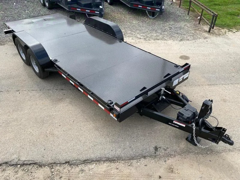 Heavy-Duty 2025 Hawke 82x20 15k Hydraulic Tilt Deck Equipment Trailer