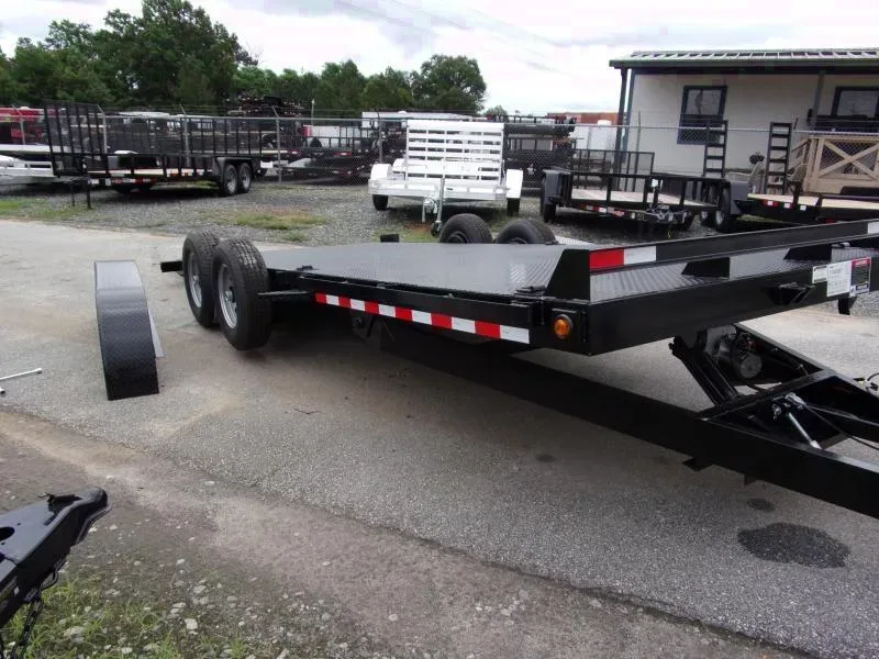 2025 Hawke 82x20 10k Hydraulic Tilt Equipment Trailer