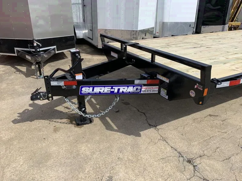 2025 Sure-Trac 102x20 SD Flat Deck Deckover Equipment Trailer - Make Offer