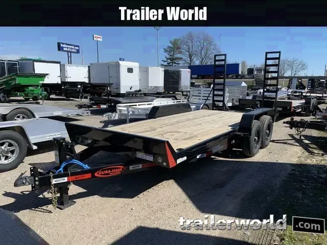 New 2025 Dura-Haul 7x18 Bumper Pull Dovetail Equipment Trailer