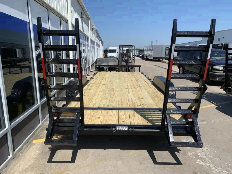 2025 7x20 14K GVWR Equipment Trailer - Black