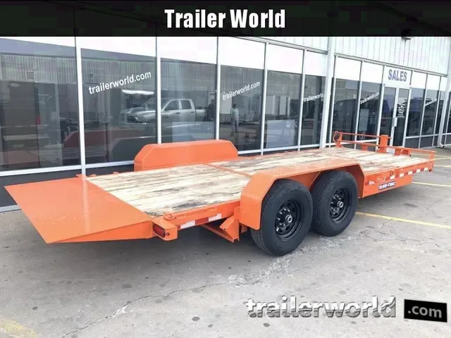 2025 Sure-Trac 7x20 Tilt Bed Equipment Trailer - Orange