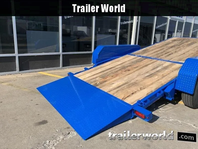 2025 Sure-Trac 7x20 Tilt Bed Equipment Trailer - Blue