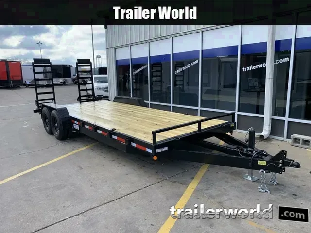 2025 Black Heavy-Duty Equipment Trailer - 8.5x20, 16K Dexter Axles