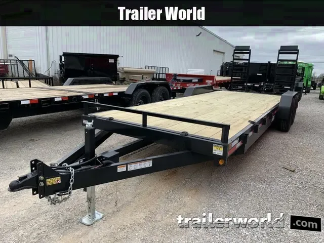 2025 Black Heavy-Duty Equipment Trailer - 8.5x22, 16K Dexter Axles