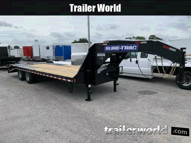 Make an Offer: 2025 Sure-Trac 8.5x25 Heavy Duty Low Profile Gooseneck Deckover