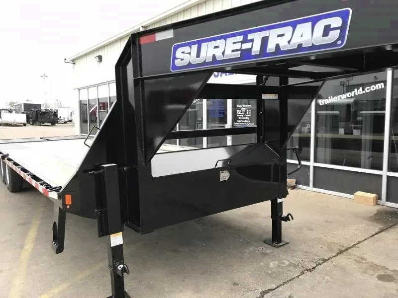 2025 Sure-Trac Gooseneck Deckover Flatbed Trailer 8.5x25 - 15K GVWR