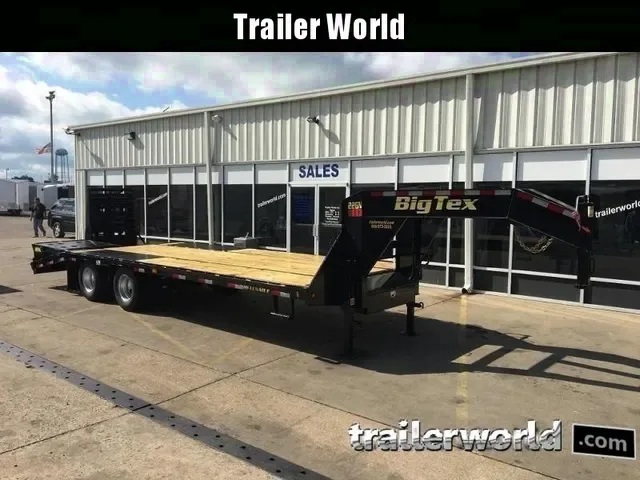 2022 Big Tex 8.5x25 Gooseneck Flatbed Trailer with MEGA Ramps - Bowling Green, KY