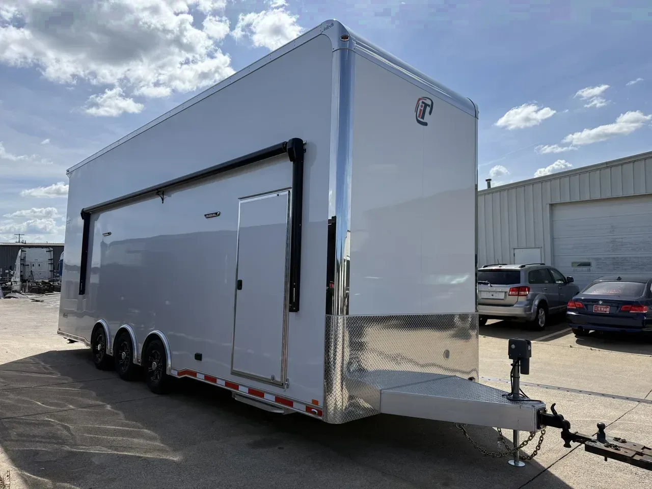 023493 - 2026 inTech 8.5' x 28' Stacker with Awning and Escape Door Stacker Trailer