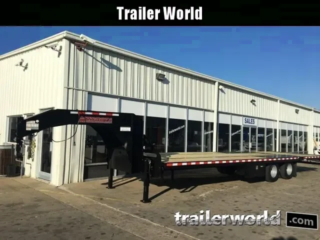 2025 Midsota FBGN 32' Hydraulic Dovetail Flatbed Gooseneck Trailer - Submit Your Offer