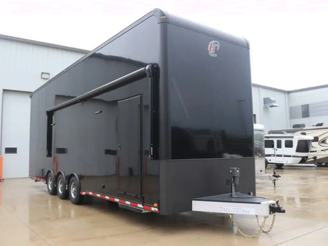 023653 - 2026 inTech 32' Blackout Stacker w/ Awning and Escape Door Stacker Trailer