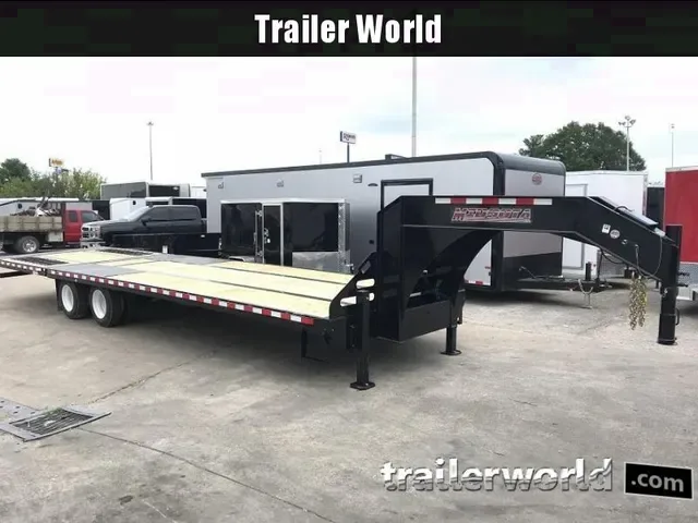 2025 Midsota FBGN 33' Hydraulic Dovetail Gooseneck Flatbed Trailer - Make Offer