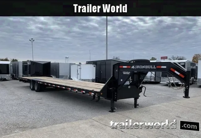 Used Iron Bull 8.5x40 Gooseneck Flatbed Trailer - Make Offer