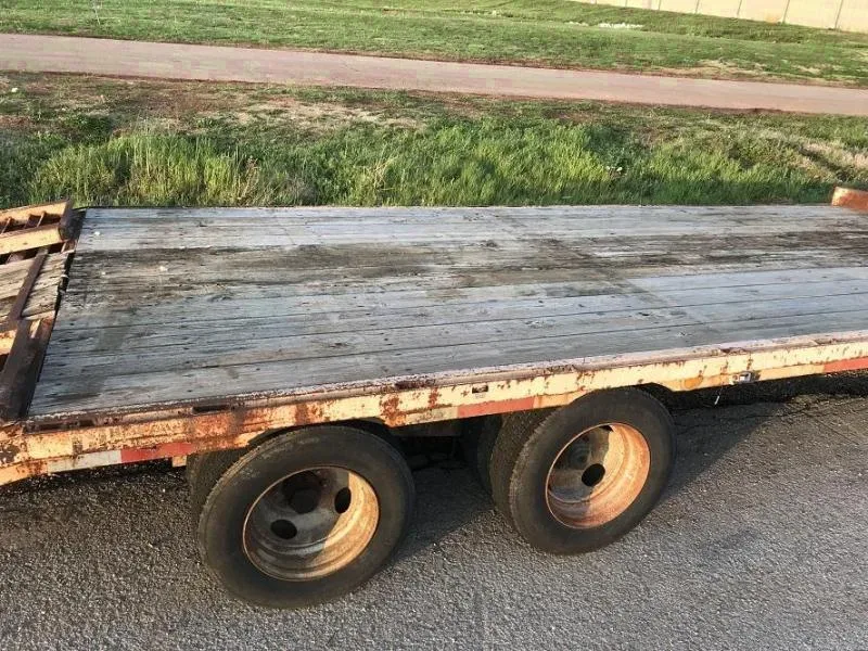Used Hudson Brothers 8x18 Pintle Equipment Trailer - Bowling Green, KY