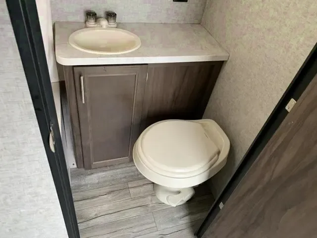 Cozy 2018 Forest River Grey Wolf Travel Trailer RV 8x20