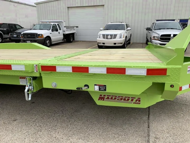 2025 Midsota 8x22 Wide Body Split Deck Tilt Equipment Trailer - Make Offer