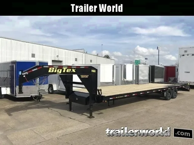 2022 Big Tex 8x25 Gooseneck Flatbed Trailer - Bowling Green, KY