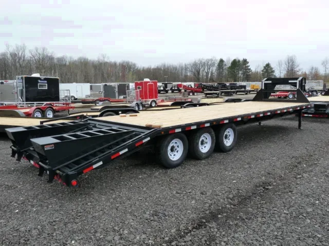 30ft (25+5) Gooseneck Equipment  Trailer w/Side Steps