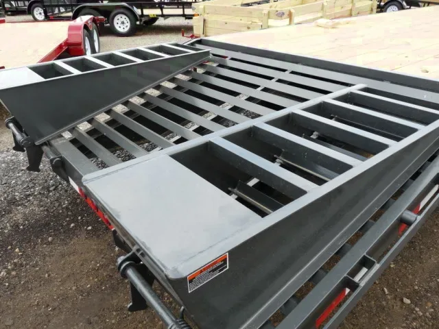 Grey 25ft Gooseneck  Equipment  Trailer