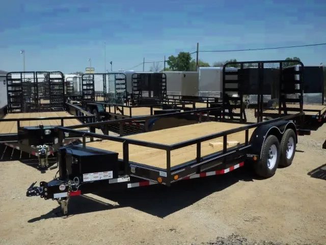 16ft Open Car/Equipment Trailer w/Ramps