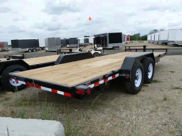 20ft  Equipment Trailer w/Slide In Ramps