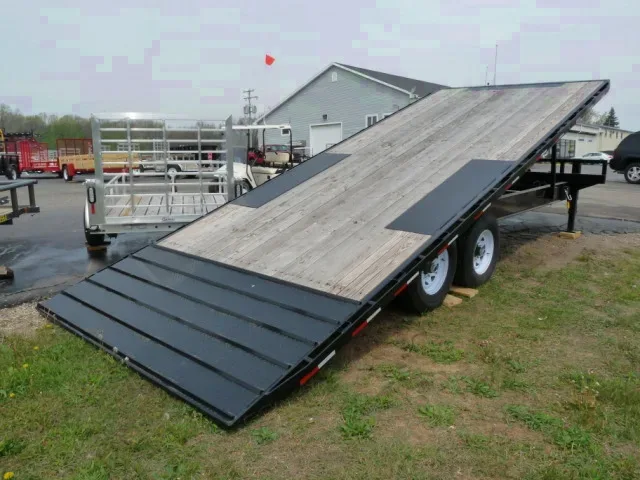 22ft Bumper Pull Tilt Deck Equipment Trailer