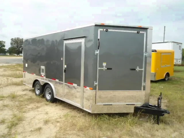 16FT ENCLOSED TRAILER- HEAVY DUTY W/2- 5200# Axles